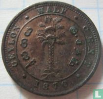 Ceylon ½ cent 1870