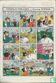 Thimble Theatre avec Popeye [Oui, j'ai des dindes, mais]