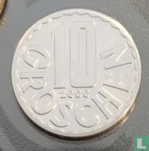Austria 10 groschen 2000