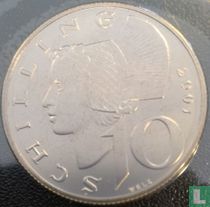 Austria 10 schilling 2001