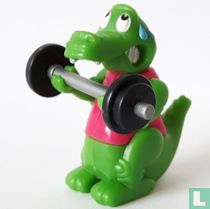 Crocodile with weights