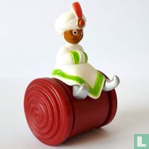 Der kleine Kalif auf wacklige Fahrt