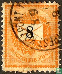 Brief, Krone und Posthorn