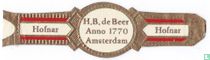 H.B. de Beer Anno 1770 Amsterdam - Hofnar - Hofnar