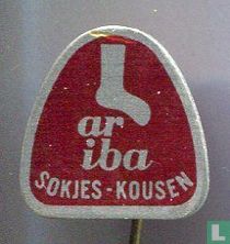 Ariba sokjes-kousen [rot]