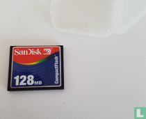 Sandisk CompactFlash kaart 128 Mb