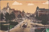 Amsterdam.   Leidscheplein in Vogelvlucht.