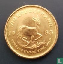 Afrique du Sud 1/10 krugerrand 1983