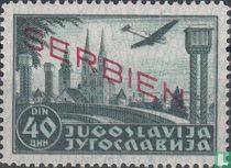 Stamp with overprint