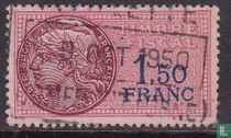 France timbre fiscal - Daussy 1936 (1,50F)  
