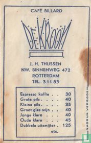 Café Billard De Kroon  