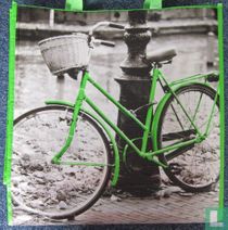 Groene damesfiets