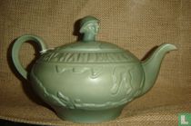 Mobilization teapot dark green