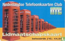 Nederlandse Telefoonkaarten Club Lidmaatschapskaart
