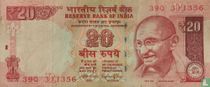 India 20 Rupees 2015 R