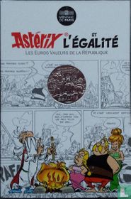 France 10 euro 2015 (folder) "Asterix and equality 3"