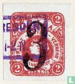 Frauenkopf mit Krone (mit Aufdruck) 