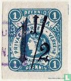 Frauenkopf mit Krone (mit Aufdruck) 