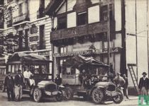Départ des autobus - 1909
