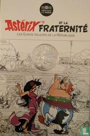 Frankrijk 10 euro 2015 (folder) "Asterix and fraternity 4"