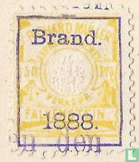 Overprint "Brand 1888"