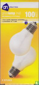 Albert Heijn gloeilamp mat 100 watt