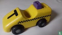Houten taxi auto