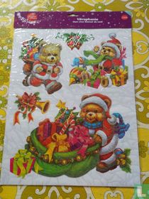 Ours avec bonnet de Noël 