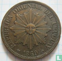 Uruguay 4 Centésimo 1869 (A)