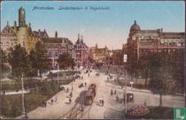 Amsterdam.     Leidscheplein in Vogelvlucht.