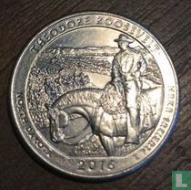 Vereinigte Staaten ¼ Dollar 2016 (D) "Theodore Roosevelt Nationalpark - North Dakota"