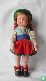 Meisje in kostuum