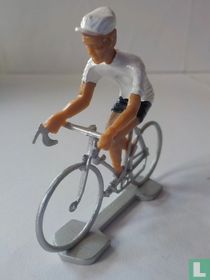 Radfahrer weiße Trikot
