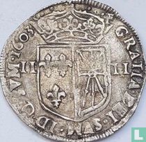 Frankrijk ¼ écu 1603