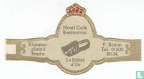 Hotel Café Restaurant Le Sabot d'Or - Kloosterplein 5 Breda - P. Braun Tel. 01600 38134