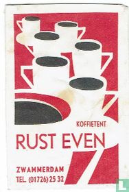 Koffietent Rust Even