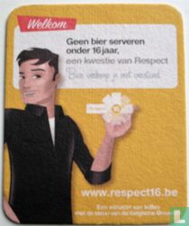 Welkom. Geen bier serveren onder 16 jaar