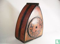 Houten Klokje gebatikt decor