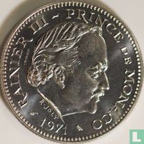 Monaco 5 francs 1971 (trial - cupronickel)