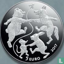 Lettland 5 Euro 2017 (PP) "Old Man's Mitten"