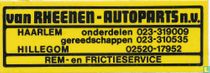 Van Rheenen autoparts n.v.