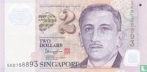Singapour 2 Dollars ND (2015)