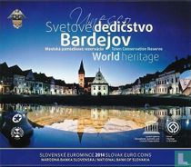 Slovakia mint set 2014 "Bardejov - Town Conservation Reserve"