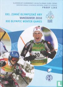 Slovakia mint set 2010 (PROOFLIKE) "Olympic Winter Games in Vancouver"