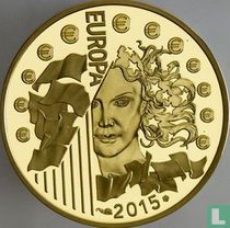 France 50 euro 2015 (PROOF) "70th anniversary of the end of World War II"