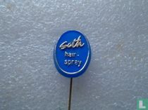 Sath hair-spray [goud op blauw]