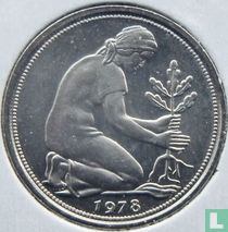 Germany 50 pfennig 1978 (F)