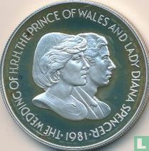 Falkland Islands 50 pence 1981 (PROOF) "Royal Wedding of Prince Charles and Lady Diana"