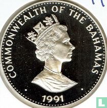 Bahama's 5 dollar 1991 (PROOF) "Columbus ziet een land"
