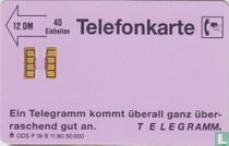 Ein Telegramm ist Treue